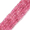 Natural Pink Tourmaline Beads Strands G-C009-B20-1