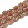 Natural Unakite Beads Strands G-T098-08E-1