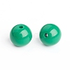 Opaque Acrylic Round Beads X-PAB707Y-12-3