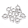 304 Stainless Steel Spring Ring Clasps STAS-F224-02P-E-1