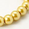 Glass Pearl Beads Strands HY-10D-B28-1