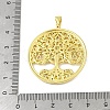 Brass Micro Pave Cubic Zirconia Pendants KK-E111-25G-3