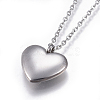 304 Stainless Steel Pendant Necklaces NJEW-E141-43-3