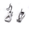 304 Stainless Steel Clip-on Earring Findings X-STAS-O110-21P-2