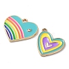 32Pcs 8 Style Alloy Enamel Pendants ENAM-SZ0002-39-2