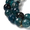 Dyed & Heated Natural Dragon Veins Agate Beads Strands G-P539-A01-16-4