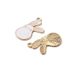 Alloy Enamel Pendants ENAM-CJC0011-20LG-2