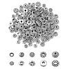 200Pcs 10 Styles Tibetan Style Alloy Spacer Beads ENAM-CJ0005-28-1