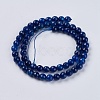 Natural Agate Beads Strand G-G580-6mm-02-2