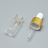Faceted Natural Amethyst Openable Perfume Bottle Pendants G-E556-04B-4
