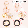 WADORN 2Pcs 2 Colors LOVE FOREVER Valentine's Day Gift Keychain KEYC-WR0001-21-4