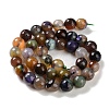 Natural Agate Beads Strands G-M437-B01-01F-3