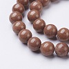 Natural Mashan Jade Round Beads Strands X-G-D263-10mm-XS27-2
