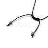 Adjustable Non-magnetic Synthetic Hematite Necklaces NJEW-JN02704-03-4