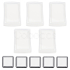 Gorgecraft 10Pcs 2 Styles Plastic Blank Ink Pads AJEW-GF0008-19-1
