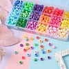 810Pcs 18 Style Opaque & Transparent Plastic Beads KY-YW0001-44-5