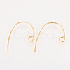 Brass Earring Hooks X-KK-Q735-360G-1