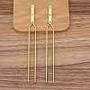 Alloy Hair Stick Findings PW-WG76DB7-02-1