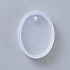 Oval Shape DIY Silicone Pendant Molds AJEW-P038-01-3