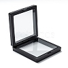 Square Transparent PE Thin Film Suspension Jewelry Display Box CON-D009-01A-03-3