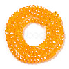 Electroplate Glass Beads Strands EGLA-A034-T2mm-A24-2