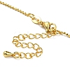 Long-Lasting Plated Brass Ball Chain Necklaces NJEW-G105-01G-3