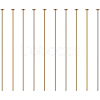 Brass Flat Head Pins KK-BC0004-01-0.7x45-1