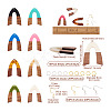 Biyun DIY V-shape Dangle Earrings Making Kit DIY-BY0001-42-14