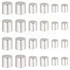   90Pcs 3 Style 925 Sterling Silver Spacer Beads FIND-PH0006-99-1