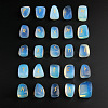 Viking Runes Engraved Tumbled Opalite Rune Stones PW-WG56DA1-09-1