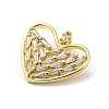 Brass with Cubic Zirconia Pendants FIND-Z023-01E-2