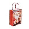 Christmas Paper Santa Claus Printed Tote Bags ABAG-P015-04A-3