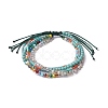 Glass Beaded Multi-strand Bracelets BJEW-JB10391-1