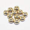 Long-Lasting Plated Brass European Beads KK-K193-102G-NF-1
