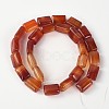 Natural Agate Rectangle Bead Strands G-M117-05-2