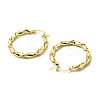 Rack Plating Brass Twist Wrap Hoop Earrings EJEW-D055-19G-2