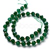 Natural Green Agate Beads Strands G-M367-20B-2