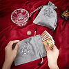 CREATCABIN 2Pcs Star Pattern Tarot Card Storage Bag TP-CN0001-08A-3