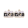 Alloy Enamel Pendants ENAM-R149-12A-G-1