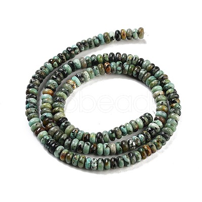 Natural African Turquoise(Jasper) Beads Strands G-K343-C11-01-1