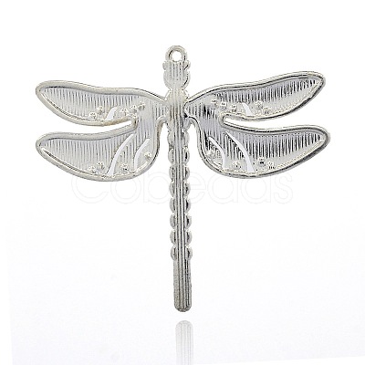 Alloy Enamel Dragonfly Big Pendants ENAM-L034-07P-1