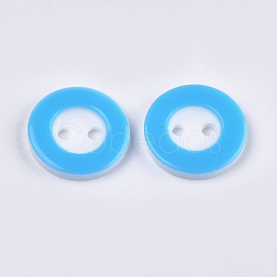 Resin Buttons BUTT-Q041-01I-1