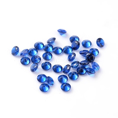 Spinel Diamond Shape Cubic Zirconia Cabochons ZIRC-L040-01-1mm-1