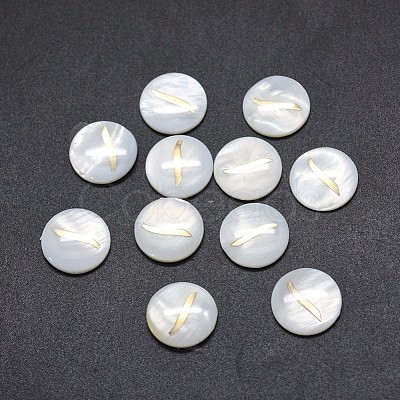 Shell Cabochons SSHEL-E568-B23-1