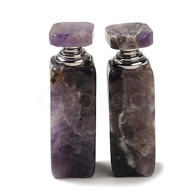 Natural Amethyst Dropper Perfume Bottle DJEW-H010-01P-01-1