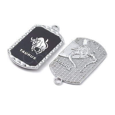 Alloy Twelve Constellations Series Big Pendants PALLOY-O107-01P-04-1