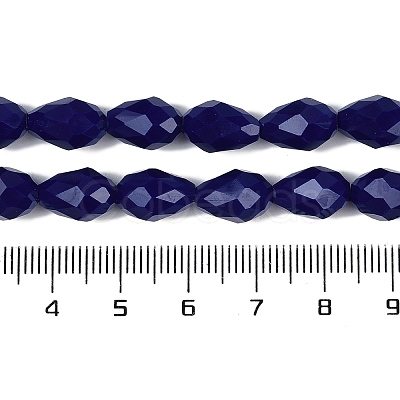 Opaque Solid Color Imitation Jade Beads Strands EGLA-N013-P6mm-D03-1