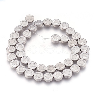 Electroplate Non-magnetic Synthetic Hematite Bead Strands G-I208-12F-G-1