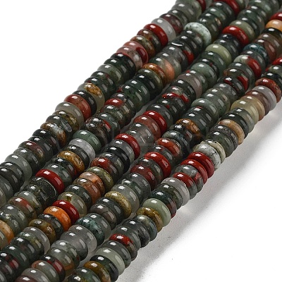 Natural African Bloodstone Beads Strands G-G084-A05-01-1