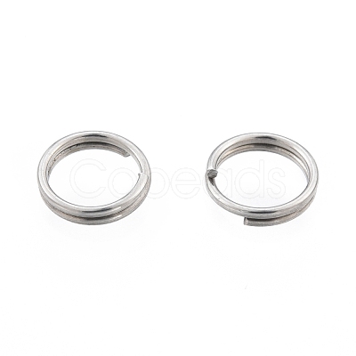 Non-Tarnish 304 Stainless Steel Split Rings STAS-N092-171D-01P-1